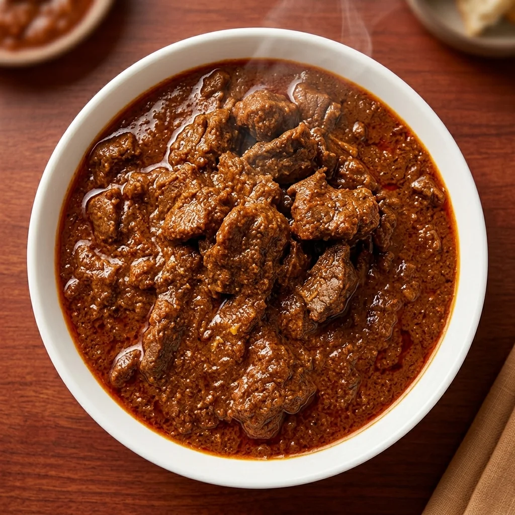 Beef Vindaloo - authentic Indian and Nepalese dish at Spices, Calgary Seton and Okotoks